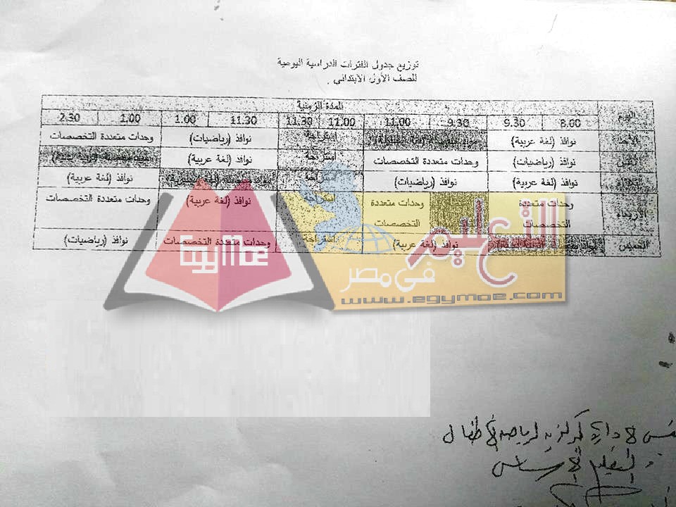 ننشر جدول اليوم الدراسي لطلاب الصف الأول الابتدائي بالنظام الجديد 40224782 273922023332386 2848036923291729920 n ننشر جدول اليوم الدراسي لطلاب الصف الأول الابتدائي بالنظام الجديد