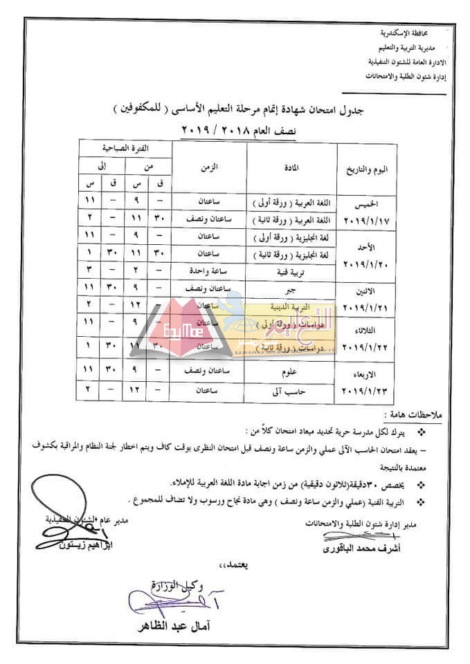 FB IMG 1544359848152 ÙÙØ´Ø± Ø¬Ø¯Ø§ÙÙ Ø§ÙØªØ­Ø§ÙØ§Øª Ø§ÙÙØµÙ Ø§ÙØ¯Ø±Ø§Ø³Ù Ø§ÙØ£ÙÙ ÙÙØ¹Ø§Ù Ø§ÙØ¯Ø±Ø§Ø³Ù 2024 Ø¨ÙØ­Ø§ÙØ¸Ø© Ø§ÙØ¥Ø³ÙÙØ¯Ø±ÙØ©